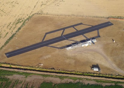 This picture was taken by Chuck Winter. He was in a full scale airplane flying over MCRC Club's field at about 500 feet.